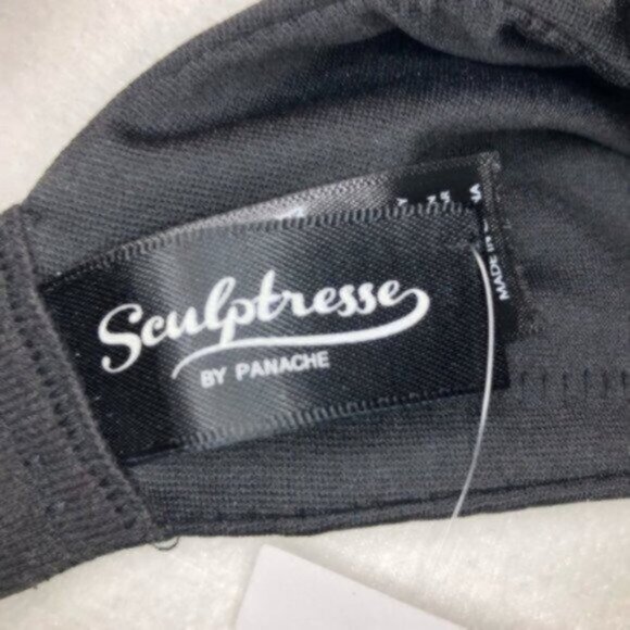 NWT Sculptresse by Panache Black Sexy Lace Contour Bra 38FF - Picture 5 of 6